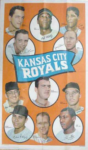 1969 Topps TEAM POSTERS #.7 Kansas City Royals Baseball cards value