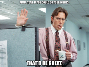 Generate a meme using Office Space