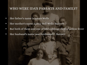 WHO WERE IDA'S PARENTS AND FAMILY?