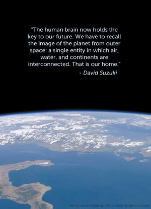 David Suzuki has it right. We're all connected. www.tentree.com # ...