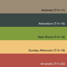 SwatchDeck | BEHR 2014 Color Trends 