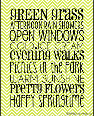 Ten Adorable Free Spring Printables