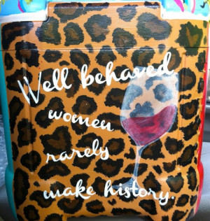 Custom Painted Cooler - Marilyn Monroe quote with cheetah and wine ...