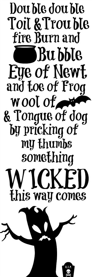 ... Of Dog By Pricking Of My Thumbs Something Wicked This Way Comes