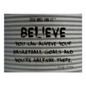 Basketball Quote Graffiti on Corrugated Iron 015 Print