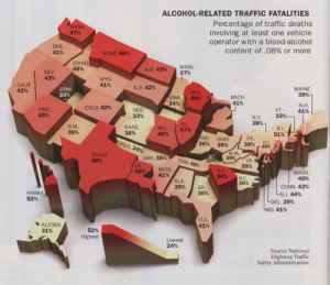 DUI Fatalities released by the National Highway Traffic Safety ...
