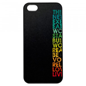 Multiple Positive Words Motivational Quotes iPhone 5 Case