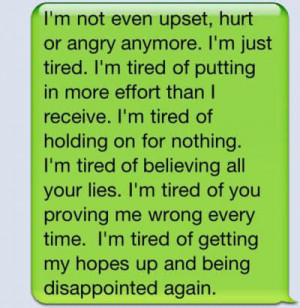 word #sad #tired #giveup #hope #relationship #feeling #Breakup # ...