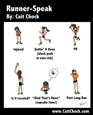 hope you enjoy my little Sunday Runner Cartoon. Get some giggles ...