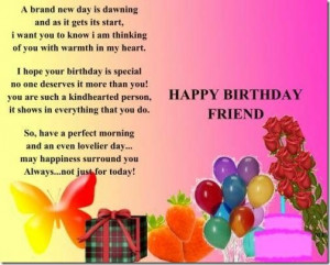 birthday best friend quotes | happy birthday quotes for best friend ...