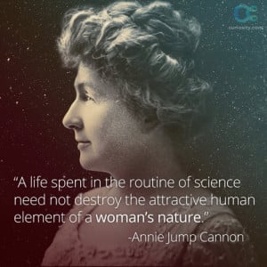 Annie Jump Cannon, nicknamed the “Census Taker of the Sky,” was ...