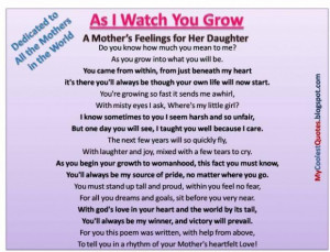 Famous quotes about mothers and daughters love