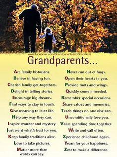 Grandkids and Grandparents
