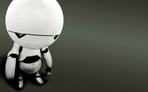 The Hitchhikers Guide to the Galaxy Marvin the Paranoid Android ...