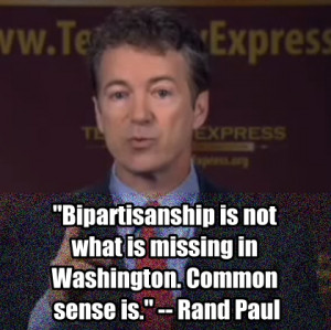 ... Is Not What Is Missing In Washington (A Rand Paul Picture/Quote