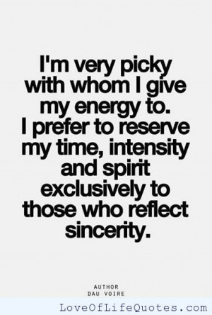 Dau Voire quote on sincere friends