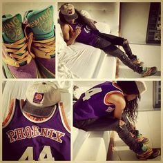 Patrick Ewing Sneaks. Dope Girl. Fresh Fit. Snap Back. More