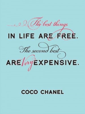 Chanel: The best things in life...