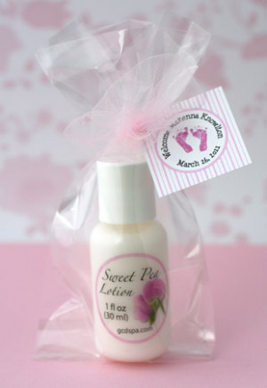 Sweet Pea Baby Shower Favors