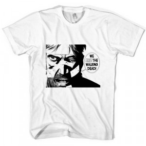 We Are The Walking Dead Zombie Rick Survivors Quote Comic T-shirt