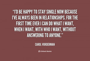 Single And Happy Quotes Preview quote