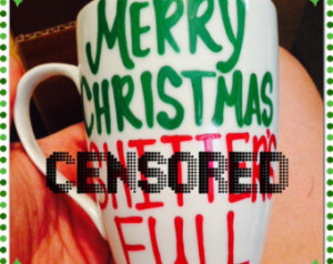 ... griswald the movie quotes- christmas coffee cup- white elephant gift