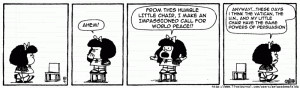 This strip captures the essence of what makes Mafalda so wonderful