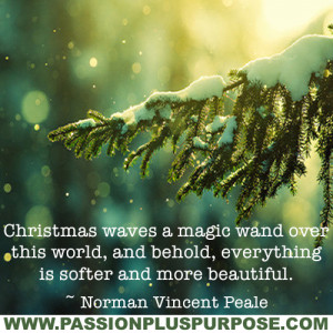 Christmas waves a magic wand over this world, and behold, everything ...
