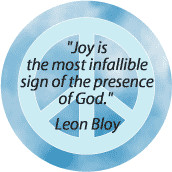 Joy is Most Infallible Sign Presence of God--PEACE QUOTE MAGNET