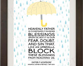 INSTANT DOWNLOAD / LDS Quote - Heavenly Father is constantly Raining B ...