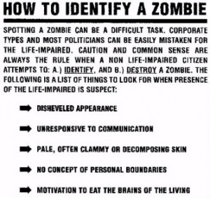 Identifying a Zombie Pictures, Images and Photos