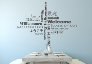 Wall Decal - Welcome Multicultural