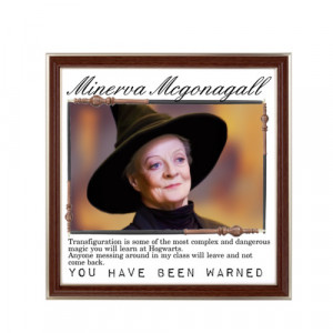 McGonagall with list © 2001 Laura Freeman