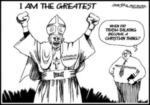 This cartoon contributed to the anti-Catholic bigotry that followed ...