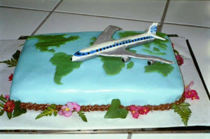 Birthday Cake for retired Pan Am pilot.Birthday Cakes