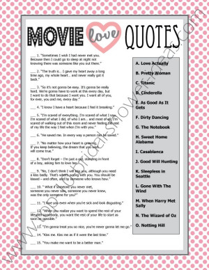 Movie Love Quotes
