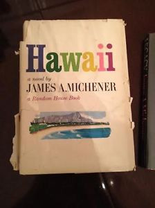 James A Michener LOT of 7 Hard cover BOOKS Hawaii 3rd Printing
