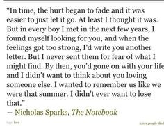 Nicholas Sparks, The Notebook Quote ♥ nicholas sparks the notebook ...