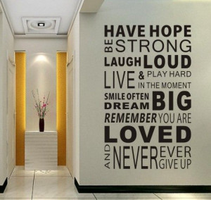 Family Rules Home Decor Quotes Office Decoration Mural Wall Quote ...