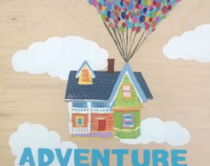 Adventure is Out There Acrylic Hand Painted Wall Hanging ...