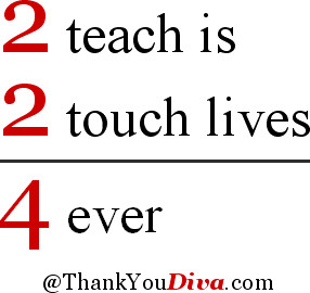 More Sayings to thank your Teacher