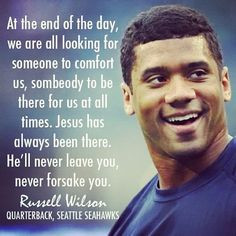 God, Quotes, Russellwilson, Jesus, Seattle Seahawks, Sports, 12Th Man ...
