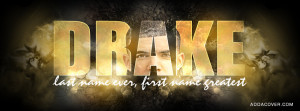 Drake Quote Facebook Cover