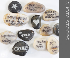 big fan of dual purpose things, and these Quote Stones do just ...