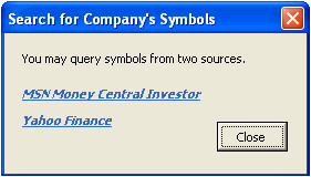 MSN Money Stock Quotes