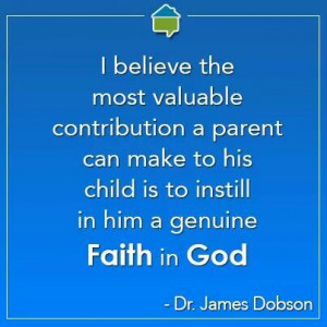 Instill... genuine faith in God