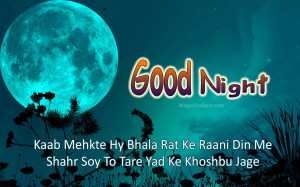 Sad Good Night SMS For Lover In Urdu And Hindi 2013