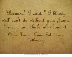 Favorite Outlander quotes