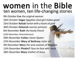 women of the bible – a great idea for WM bible study is creative ...