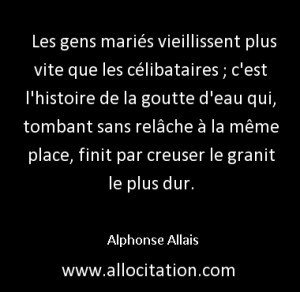 Les gens mariés vieillissent plus vite que les célibataires ; c ...